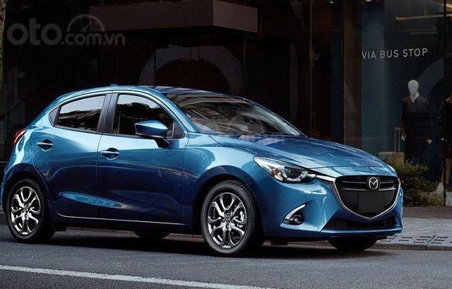 Bán xe Mazda 2 Deluxe sản xuất 2019, màu xanh lam, nhập khẩu0