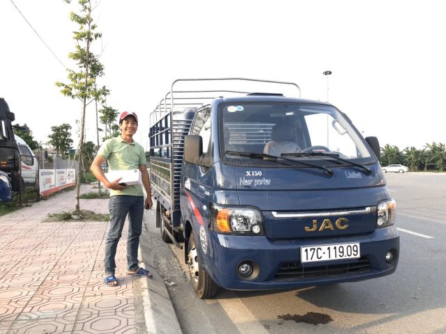 Xe tải JAC X150 - Động cơ chuẩn Nhật, sản xuất 2019, màu xanh lam

