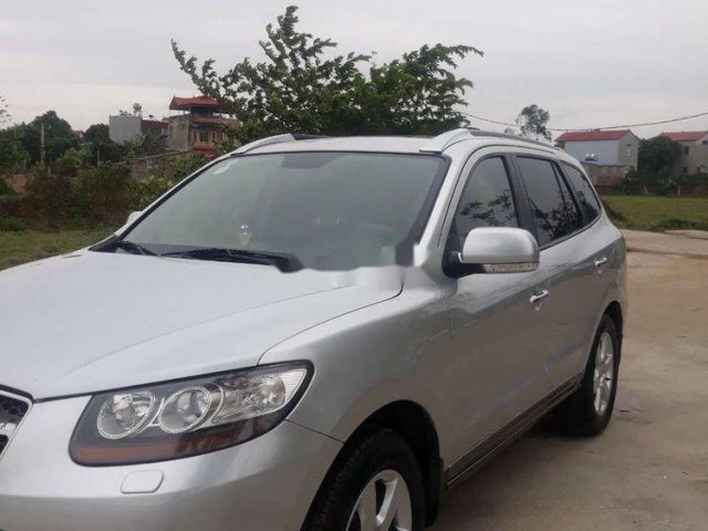 Bán ô tô Hyundai Santa Fe sản xuất năm 2009, màu bạc, nhập khẩu nguyên chiếc