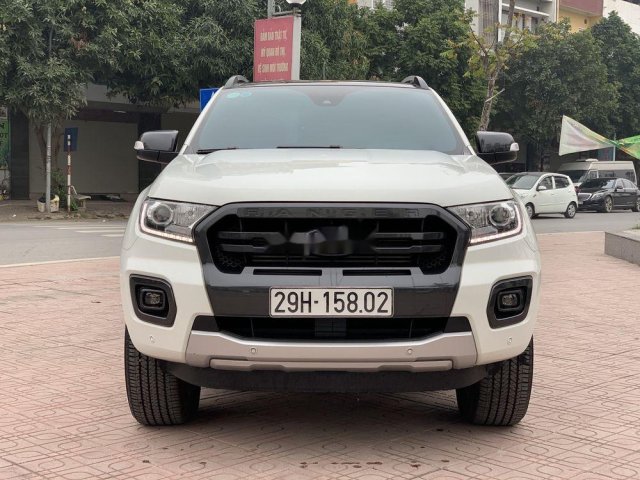 Cần bán gấp Ford Ranger 2.0 Bi-turbo năm 2018, màu trắng, nhập khẩu nguyên chiếc như mới, giá 858tr