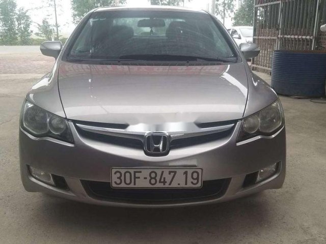 Cần bán lại xe Honda Civic sản xuất 2008, màu xám0