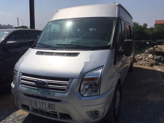 Bán Ford Transit 2.4L MED năm sản xuất 2015, màu bạc, nhập khẩu nguyên chiếc ít sử dụng0