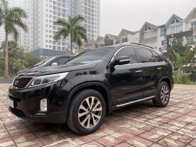 Bán ô tô Kia Sorento AT đời 2014, màu đen