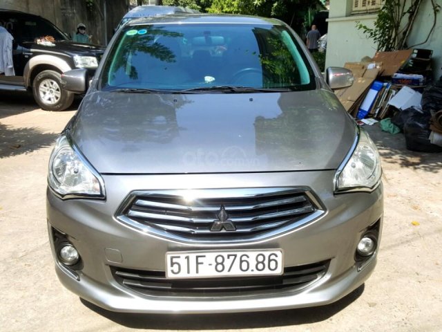 Bán Mitsubishi Attrage AT đời 2017, màu bạc, nhập khẩu nguyên chiếc, giá chỉ 378 triệu0