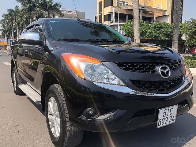 Cần bán gấp Mazda BT 50 năm 2015, màu đen, nhập khẩu Thái số tự động0