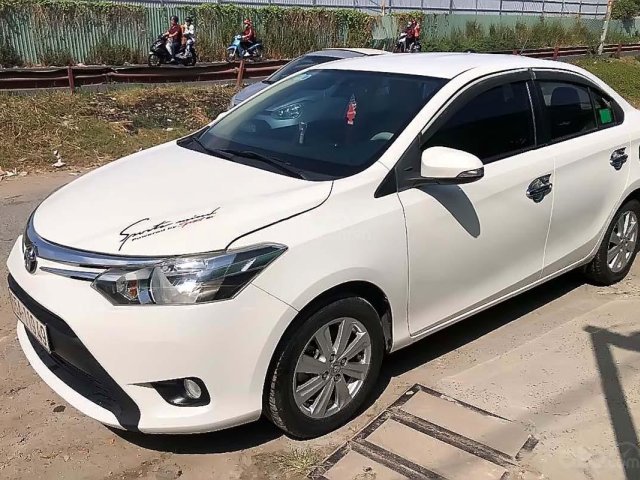 Bán Toyota Vios 1.5E MT đời 2017, màu trắng như mới, giá chỉ 425 triệu