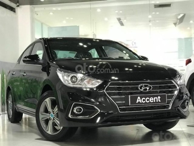 Hyundai Accent - Chuyên chạy kinh doanh dịch vụ: Phiên bản 1.4 MT đời 2019, màu đen