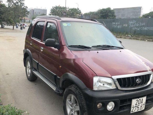 Bán Daihatsu Terios đời 2004, màu đỏ, số sàn 2 cầu