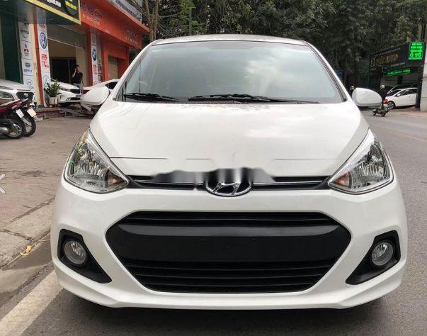 Bán Hyundai Grand i10 1.2 AT sản xuất năm 2015, màu trắng  