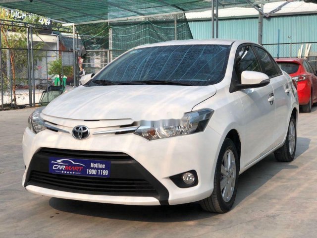 Bán Toyota Vios sản xuất năm 2016, màu trắng số sàn giá cạnh tranh