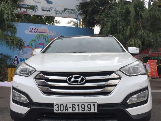 Xe Hyundai Santa Fe AT đời 2014, màu trắng, nhập khẩu nguyên chiếc, giá 820tr0