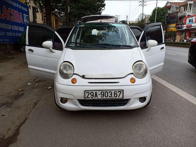 Cần bán Daewoo Matiz đời 2007, màu trắng xe gia đình, giá tốt