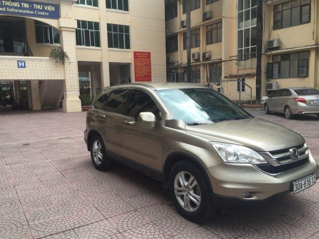 Bán Honda CR V sản xuất 2010, màu vàng chính chủ, giá chỉ 515 triệu