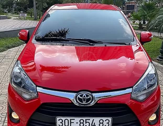Cần bán lại xe Toyota Wigo 1.2AT năm sản xuất 2019, màu đỏ, nhập khẩu nguyên chiếc, giá 415tr0