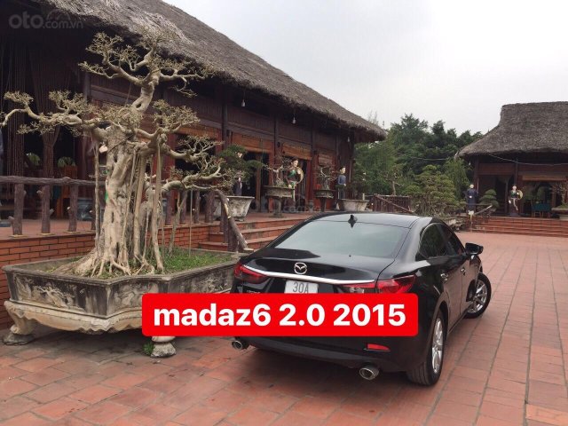 Bán Mazda 6 bản 2.0 sản xuất 2015, màu đen0