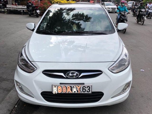 Bán Hyundai Accent AT 2014, màu trắng0