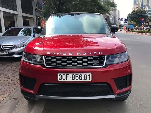 Bán LandRover Range Rover năm sản xuất 2018, màu đỏ, nhập khẩu nguyên chiếc số tự động0