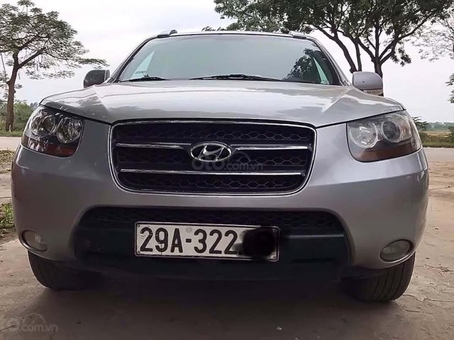 Bán ô tô Hyundai Santa Fe năm sản xuất 2008, màu bạc, nhập khẩu nguyên chiếc