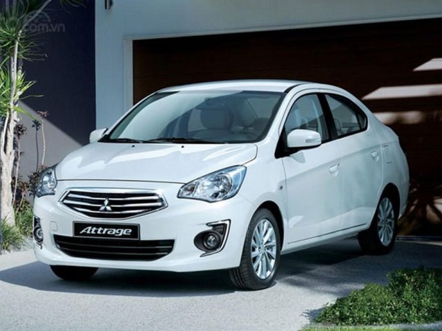 Bán nhanh đón tết chiếc xe Mitsubishi Attrage 1.2 AT, sản xuất 2019, màu trắng, nhập khẩu0