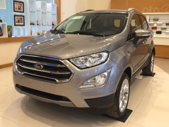 Bán nhanh đón tết chiếc xe Ford Ecosport Titanium 1.5L AT, sản xuất 2019, màu bạc, giá cạnh tranh0