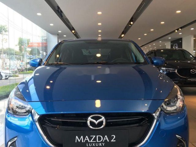 Bán ô tô Mazda 2 sản xuất 2019, màu xanh lam, xe nhập Thái