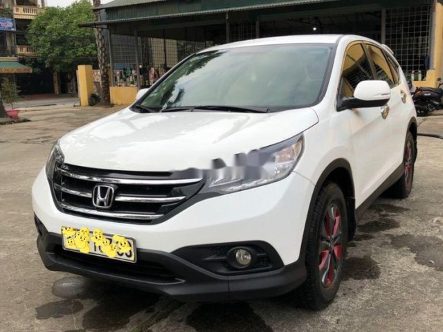 Cần bán Honda CR V 2.0 AT sản xuất năm 2013, màu trắng