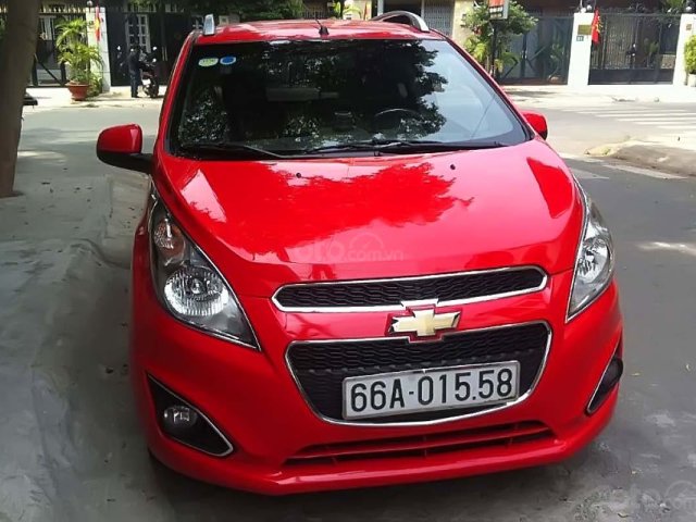 Bán ô tô Chevrolet Spark LTZ 1.0 AT năm sản xuất 2013, màu đỏ còn mới, giá 230tr0