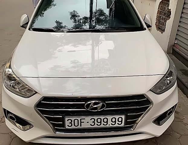 Bán Hyundai Accent 1.4 ATH sản xuất 2018, màu trắng  0