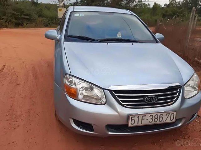 Cần bán xe Kia Cerato 1.6 MT đời 2007, màu xanh lam, nhập khẩu giá cạnh tranh0