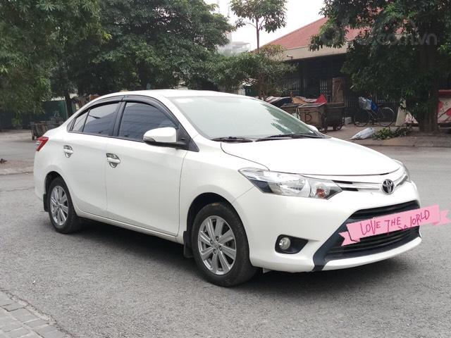 Ô Tô Thủ Đô bán Toyota Vios 1.5 MT sx 2016, màu trắng, 392 triệu