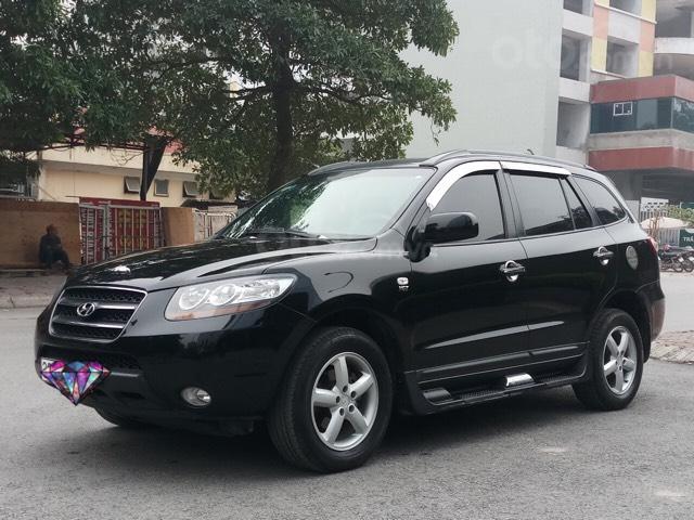 Ô Tô Thủ Đô bán xe Hyundai Santa Fe MLX 2008 AT, máy dầu, biển HN màu đen 445 triệu