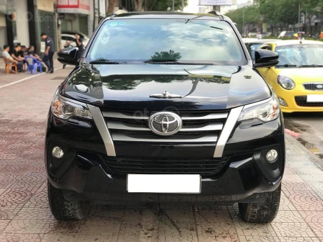 Bán Toyota Fortuner 2.4G máy dầu màu đen/nâu, sản xuất 2018, nhập khẩu, LH 09768889780