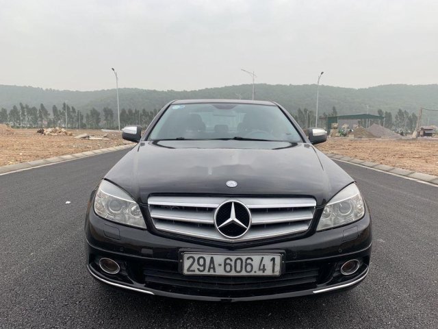 Bán ô tô Mercedes C200 năm 2008, màu đen, xe nhập