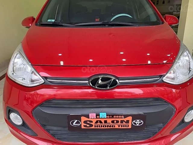 Bán ô tô Hyundai Grand i10 đời 2015, màu đỏ, xe nhập số tự động, 355tr0