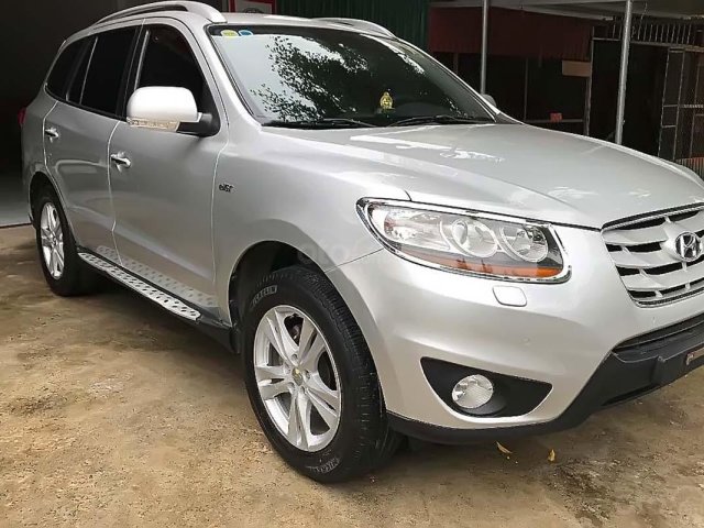 Xe Hyundai Santa Fe Slx đời 2009, màu bạc, xe nhập