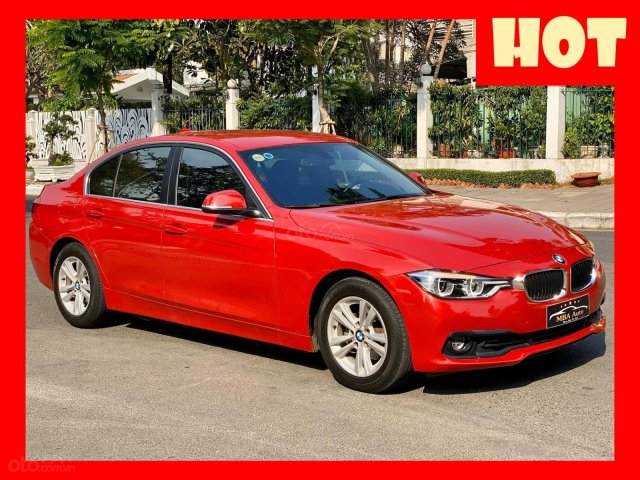 Bán xe BMW 320i màu đỏ/kem model 2016 cũ giá tốt - trả trước 400 triệu nhận xe ngay