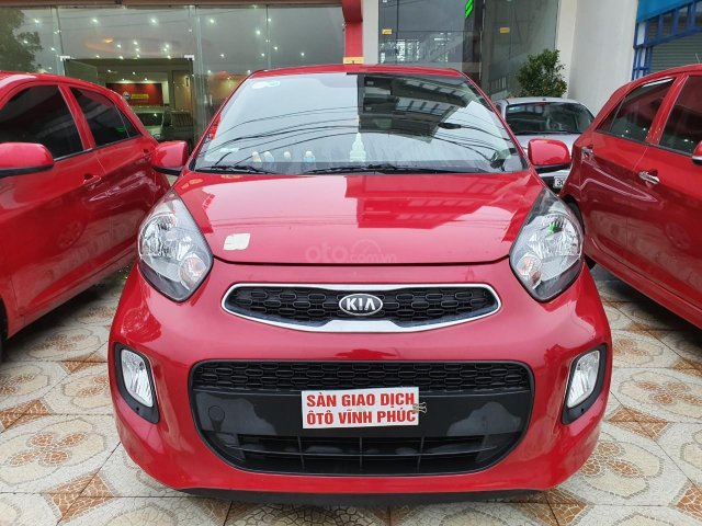 Cần bán xe Kia Morning LX sản xuất năm 2017, màu đỏ0