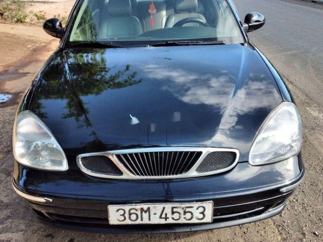 Bán ô tô Daewoo Nubira đời 2001, màu xanh đen