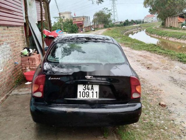 Cần bán gấp Daewoo Lanos đời 2001, màu đen, xe nhập, giá tốt