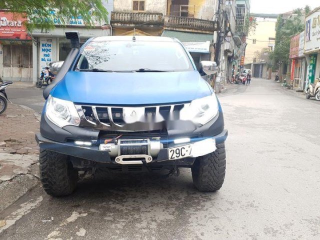 Bán Mitsubishi Triton Mivec đời 2017, màu xanh lam, 610 triệu