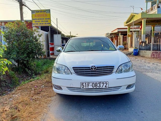 Bán ô tô Toyota Camry đời 2003, màu trắng số tự động0