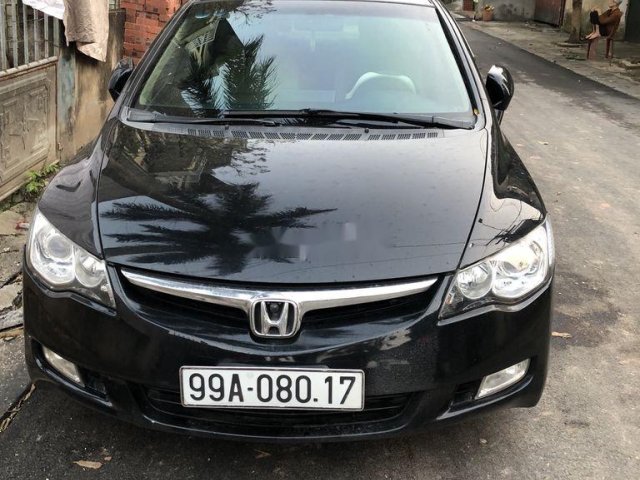 Cần bán gấp Honda Civic năm 2008, màu đen, số tự động, 325tr0