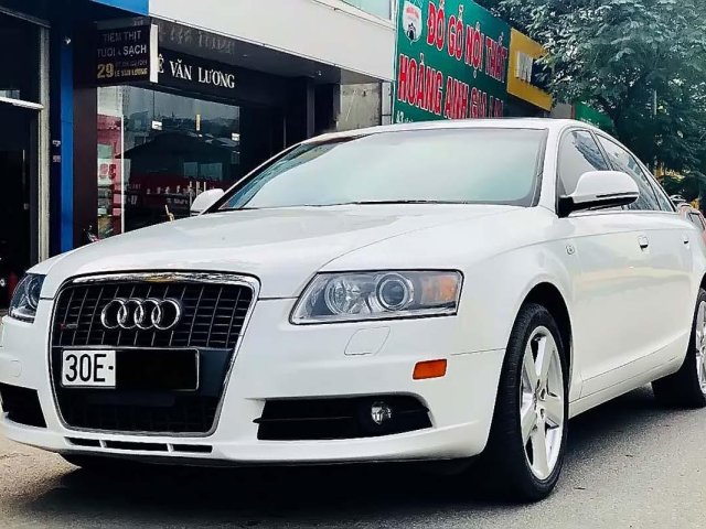 Bán xe Audi A6 năm sản xuất 2008, màu trắng, xe nhập, giá chỉ 565 triệu