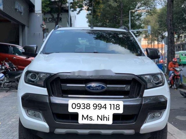 Bán xe Ford Ranger Wildtrak 2.2L đời 2017, màu trắng, nhập khẩu