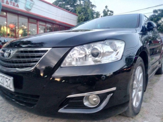 Cần bán lại xe Toyota Camry đời 2008, màu đen chính chủ