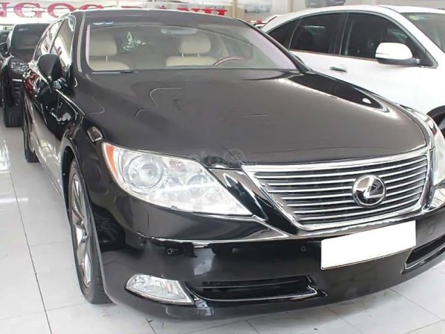 Cần bán lại xe Lexus LS 460L đời 2007, màu đen, nhập khẩu0