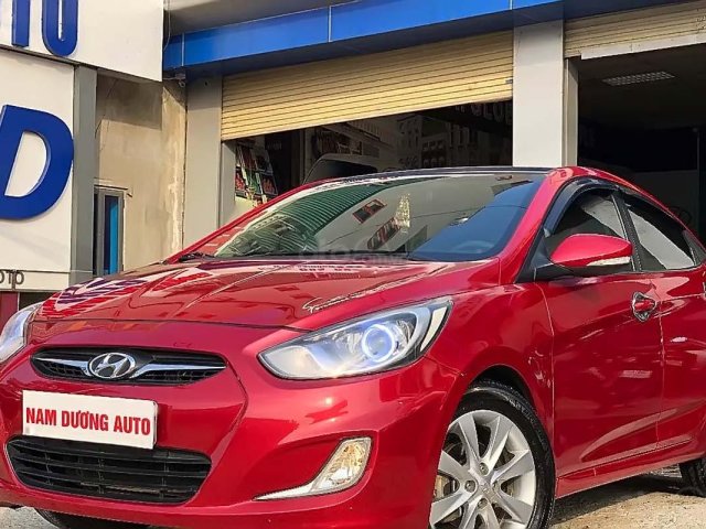 Bán Hyundai Accent 1.4 AT năm sản xuất 2011, màu đỏ, nhập khẩu0