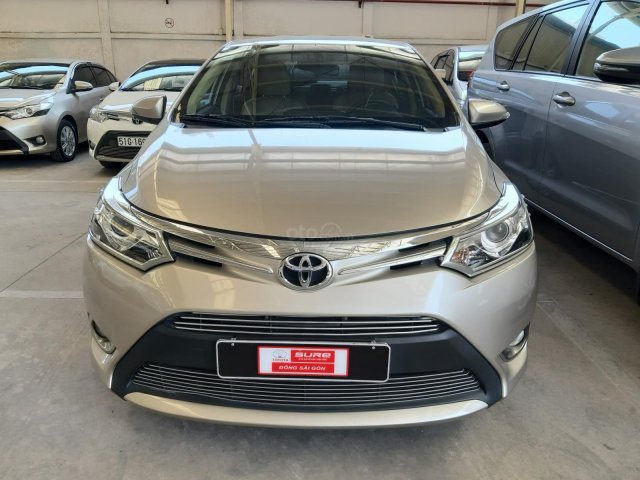 Toyota Vios G sx 2017, màu nâu vàng, liên hệ nhận ngay giá vàng trong ngày