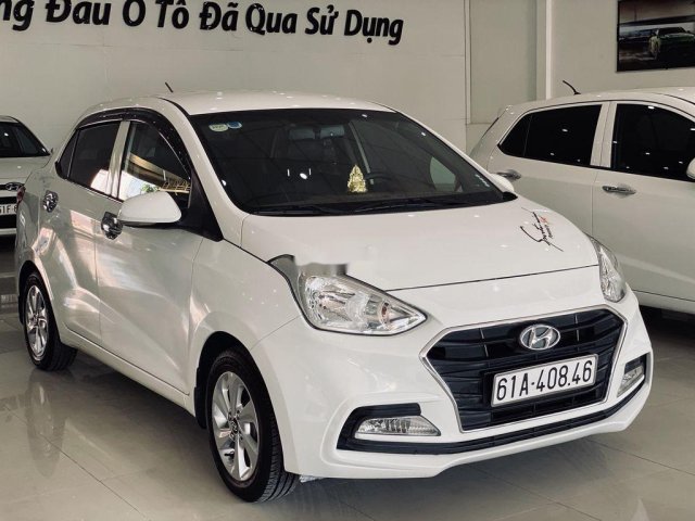 Cần bán Hyundai Grand i10 sản xuất năm 2017, màu trắng số sàn, giá chỉ 335 triệu