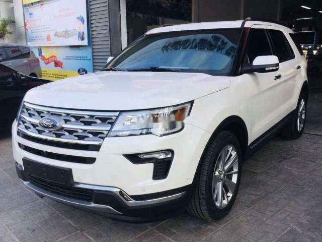 Bán Ford Explorer sản xuất năm 2019, màu trắng, xe nhập0